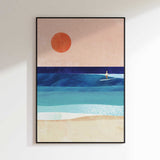 Serene Surf Sunset