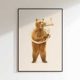 Whimsical Tuba Bear