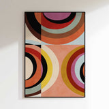 Warm Colors Bauhaus Geometry3