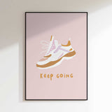 Pink Keep Going Sneaker