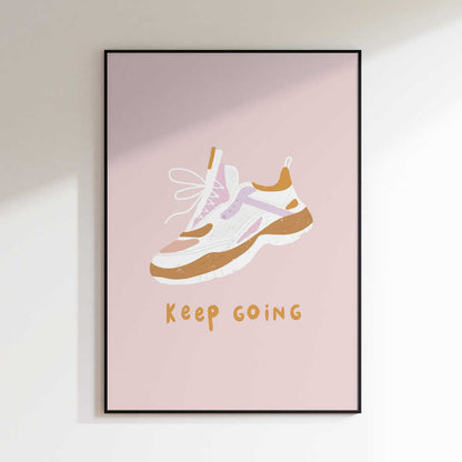 Pink Keep Going Sneaker