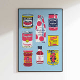 Retro Kitchen Food