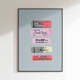 Retro Eraser Collection