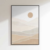 Layered Desert Sun