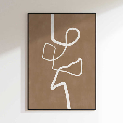 Abstract Flowing Line