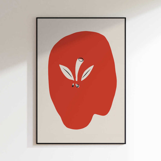 Red Minimalist Apple