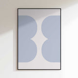Abstract Blue Symmetry