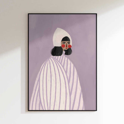 Whimsical Bonnet Woman