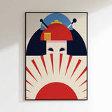 Japanese Geisha Rising Sun