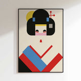 Colorful Geometric Woman