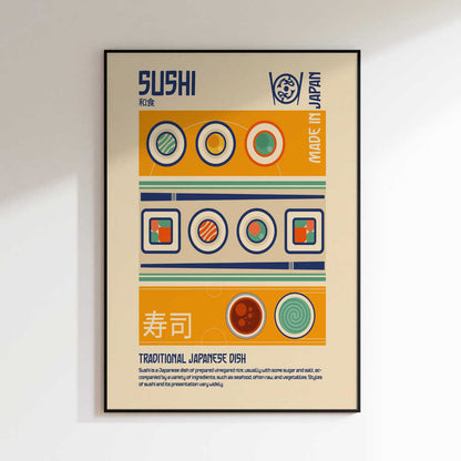 Sushi Japanese Food Print
