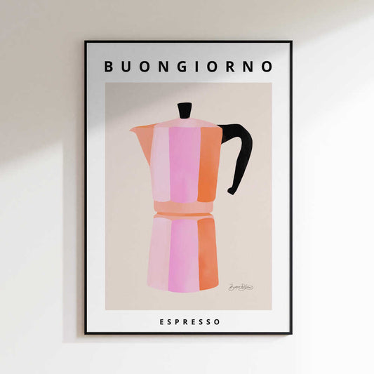 Colorful Moka Pot Espresso
