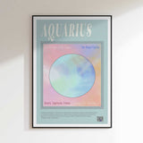 Pastel Aquarius Zodiac