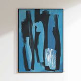 Blue Abstract Forms