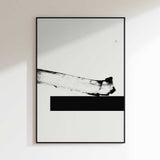 Dynamic Black Brushstroke
