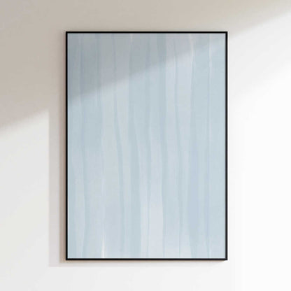 Blue Lines On A Pale Background