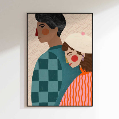 Colorful Couple Portrait