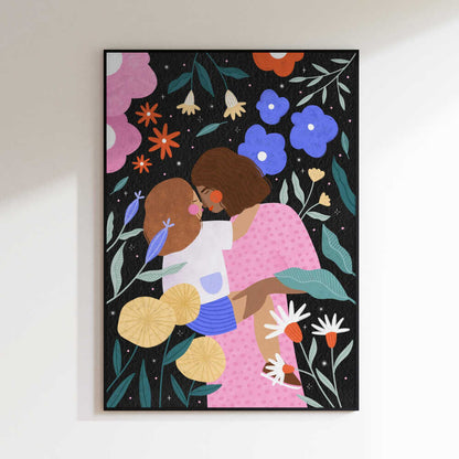 Joyful Mother's Embrace
