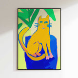Vibrant Cat Portrait