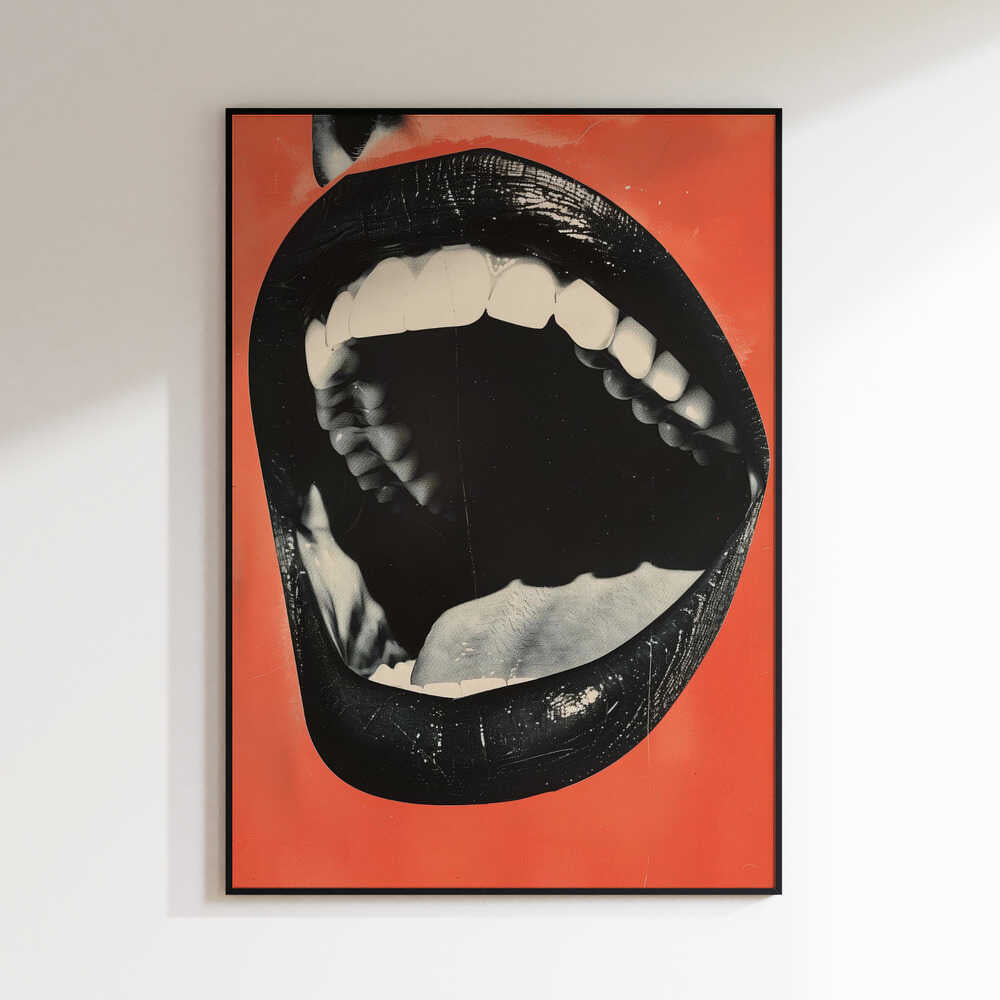 Screaming Open Mouth