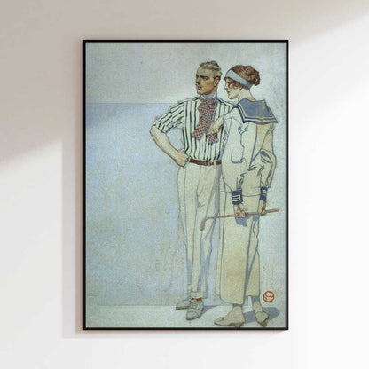 Man and Woman In Sport Clothes (1913)