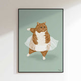 Dancing Ballet Cat