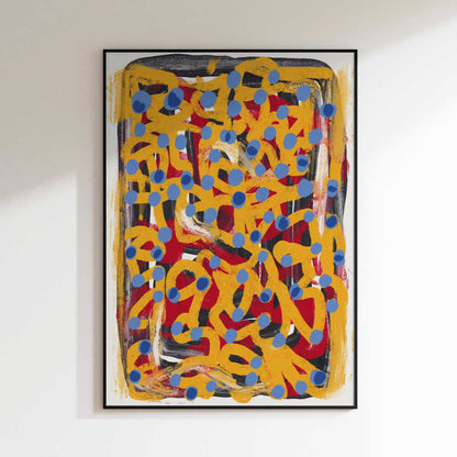 Vibrant Abstract Maze