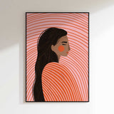 Peaceful Woman Profile