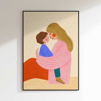 Loving Mother Child Embrace