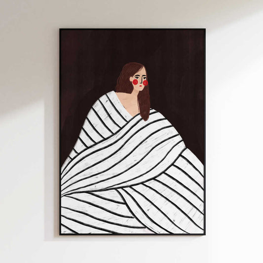 Quiet Striped Portrait