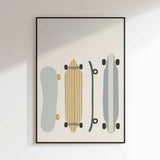 Pastel Skateboard Lineup
