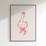 Whimsical Cowboy Goose