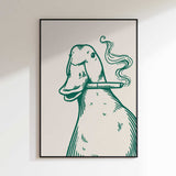 Cool Smoking Duck