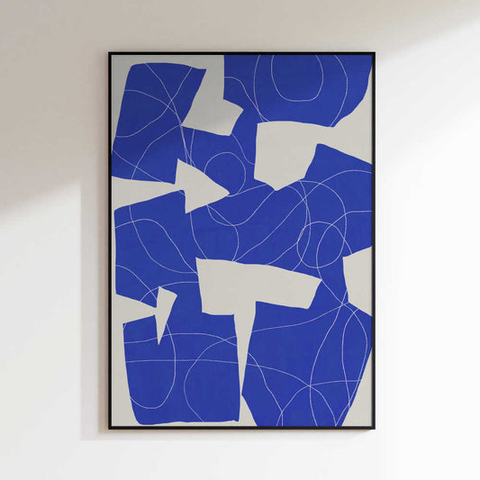 Abstract Blue Flow