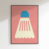 Badminton White Blue