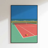 Tennis Court In the Desert
