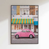 Vintage Pink Beetle Street