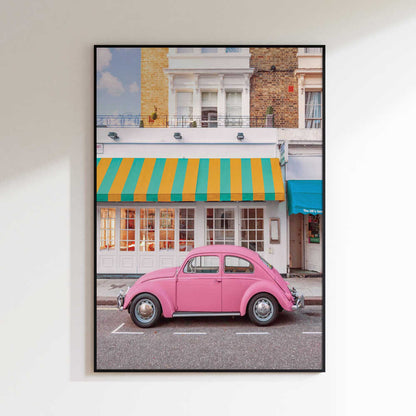 Vintage Pink Beetle Street