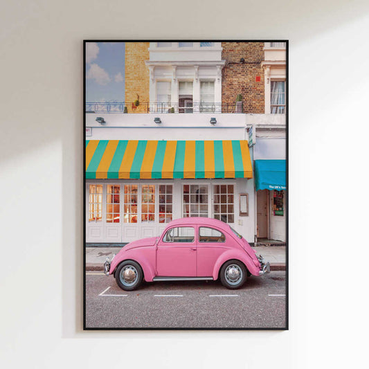 Vintage Pink Beetle Street