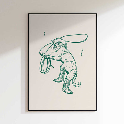 Cowboy Cat Whimsy