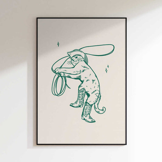 Cowboy Cat Whimsy