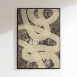 Swirling Botanical Abstract
