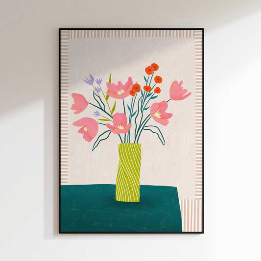 Vibrant Floral Still Life