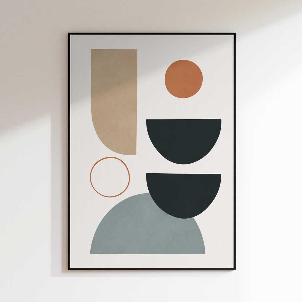 Earth Tone Geometric Shapes