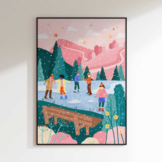 Winter Skating Friends