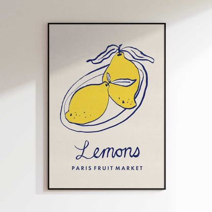 Paris Fruit Market Lemons