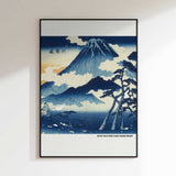 Distant View of Mount Asama In the Shinshu District