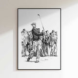 Golfer's Classic Swing