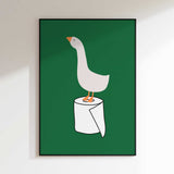 Goose on Toilet Paper