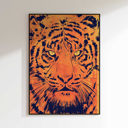 Intense Tiger Gaze